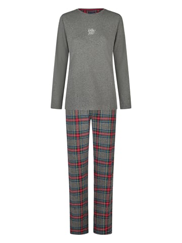Happy Shorts Damen Pyjama ChristmasSchlafanzug, Pyjama Set, Nachtwäsche