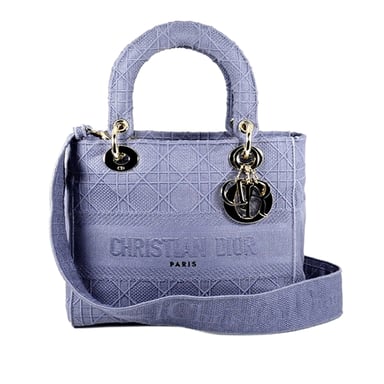 Dior Caro Mini Tasche Lila Canvas