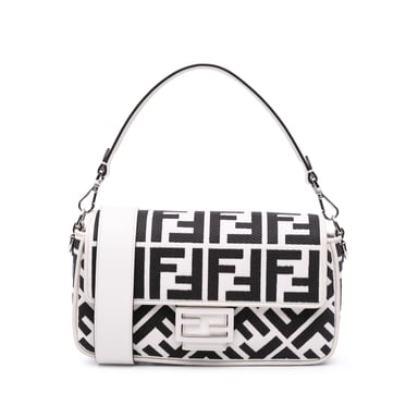 Baguette Ff Canvas Schultertasche