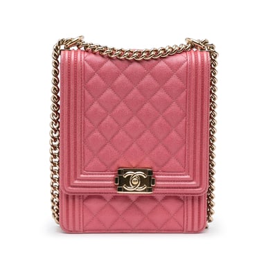 Boy Chanel Pinkes Leder-Crossbody