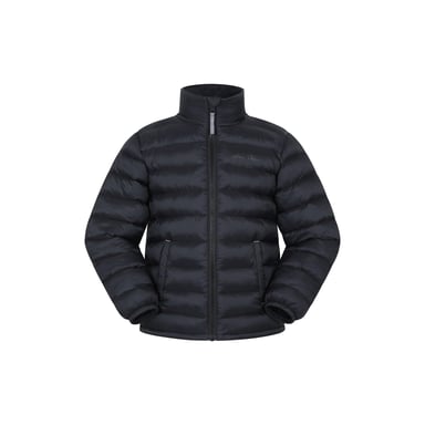 Mountain Warehouse - "Vista" Steppjacke Wasserbeständig für Kinder (Samtschwarz)