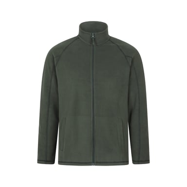 Mountain Warehouse - "Ashbourne" Fleecejacke Durchgehender Reißverschluss für Herren (Khakigrün)