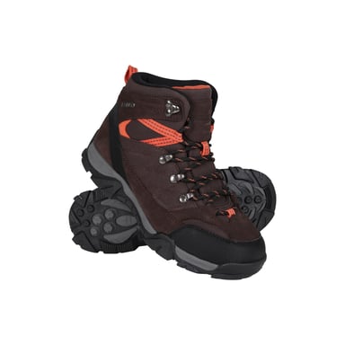 Mountain Warehouse - Kinder Wanderstiefel "Trail", Wildleder (Braun)