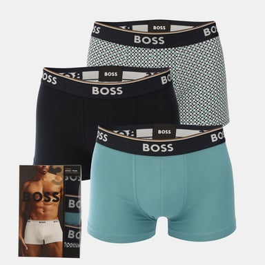 Boss 3er-Pack Power Design Trunks, Boxerbriefs - Mehrfarbig