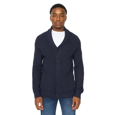 Duck and Cover - "Venosa" Strickjacke für Herren, Schalkragen (Marine)