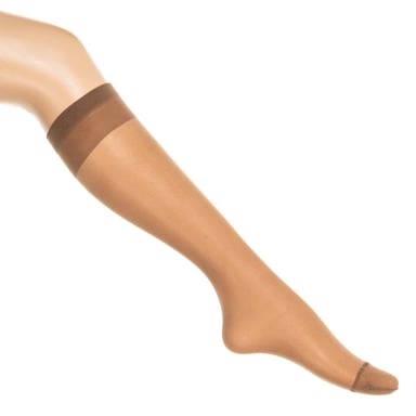 2er-Pack Helanca Damen Mini-Strumpfhose, transparent, elastisch, 20 DEN KETY