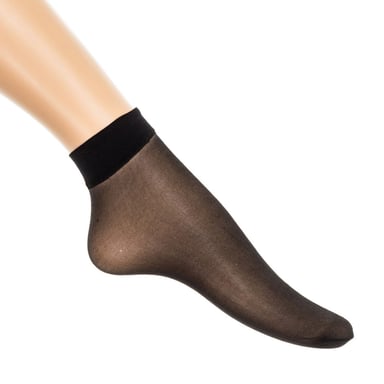 2er-Pack elastische und transparente Damen-Knöchelsocken LOLLIPOP