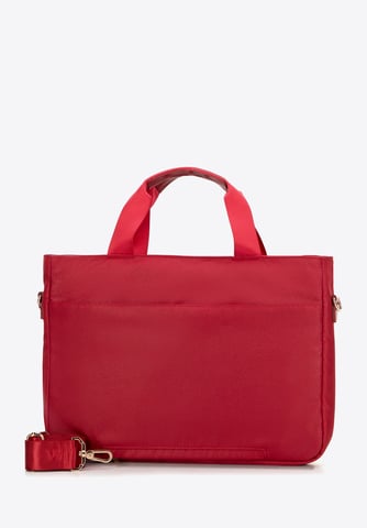 Wittchen Damen-Laptoptasche (14 Zoll) mit Steppung, Kirschrot, Polyester