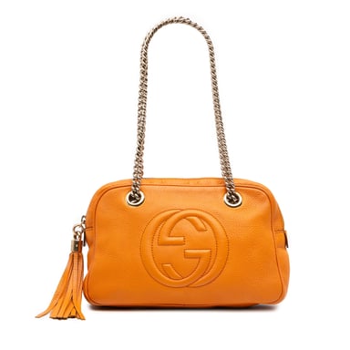 Soho Schultertasche Leder Kette