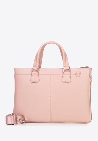 Wittchen Damen-Laptoptasche (14, 5 Zoll) aus Kunstleder, Rosa