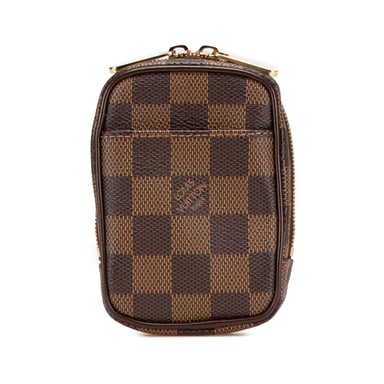 Karierte Tasche mit Reißverschluss