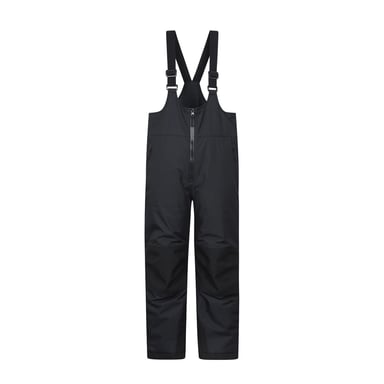 Mountain Warehouse - "Falcon Extreme" Skihosen für Kinder, Wasserfest, Latz Front, Schnee (Schwarz)
