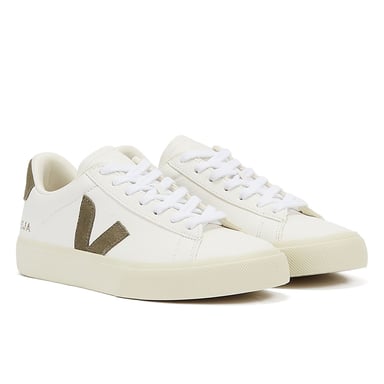 Veja Campo Extra Khaki Damen Weiß/Khaki Turnschuhe