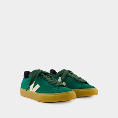 Sneakers Campo Bold - Veja - Leder - Grün