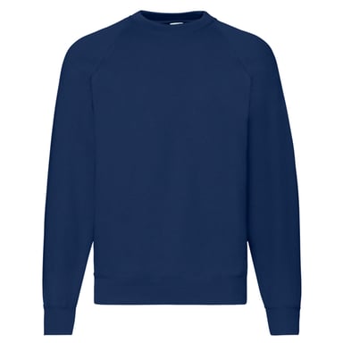 Fruit of the Loom - "Classic" Sweatshirt für Herren/Damen Unisex Raglanärmel (Marineblau)