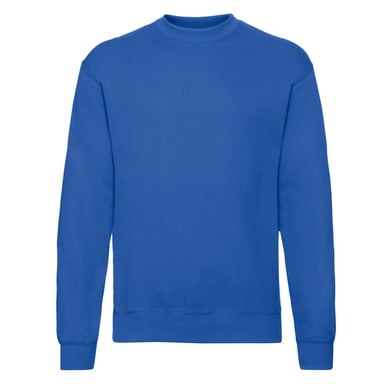 Fruit of the Loom - "Classic" Sweatshirt für Herren/Damen Unisex angesetzte Ärmel (Königsblau)