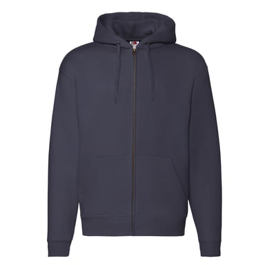 Fruit of the Loom - "Premium" Kapuzenjacke für Herren/Damen Unisex (Marineblau)