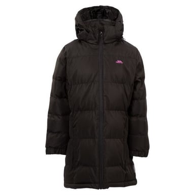 Trespass Mädchen Tiffy gepolsterter Mantel (Schwarz)