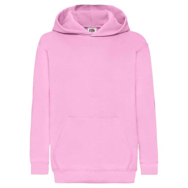 Fruit of the Loom - "Classic" Kapuzenpullover für Kinder (Hellrosa)
