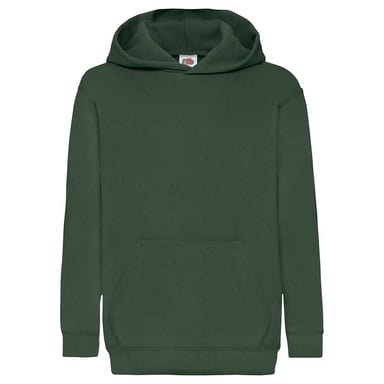 Fruit of the Loom - "Classic" Kapuzenpullover für Kinder (Flaschengrün)