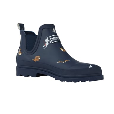 Regatta - Damen Gummistiefel "Harper", Hundemuster (Marineblau)