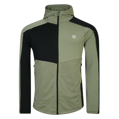 Dare 2B - "Assimilate" Midlayer mit Kapuze für Herren (Ölgrün/Grünalgen/Schwarz)