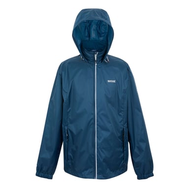 Regatta Herren Regenjacke Lyle IV, leicht, wasserfest (Dunkel-Jeansblau/Mandarinen-Tango)