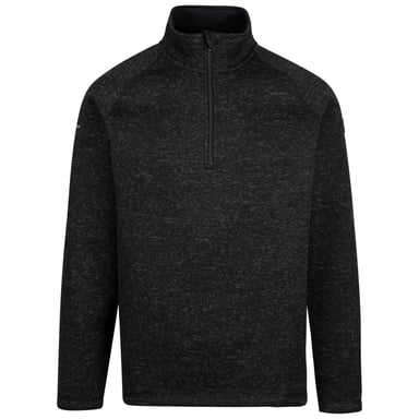 Trespass - "Corsham" Fleece-Oberteil mit halbem Reißverschluss für Herren (Schwarz)