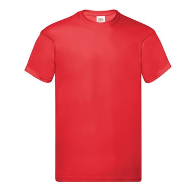 Fruit of the Loom - "Original" T-Shirt für Herren/Damen Unisex (Rot)