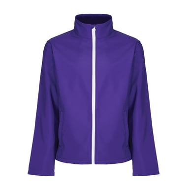 Regatta Herren Ablaze druckbare Softshell-Jacke (lila/schwarz)