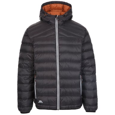 Trespass Mens Whitman II Down Jacket (Schwarz/Rost)