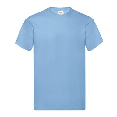 Fruit of the Loom - "Original" T-Shirt für Herren/Damen Unisex (Himmelblau)