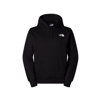 HERREN SWEATSHIRT M EINFACHE KUPPEL HOODIE SCHWARZ