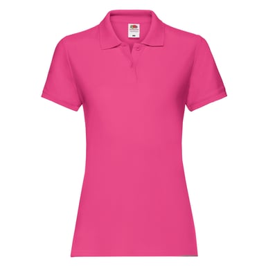 Fruit of the Loom - "Premium" Poloshirt für Damen (Fuchsie)