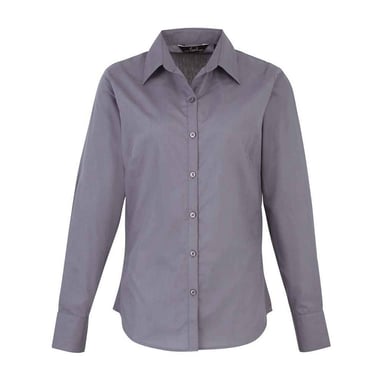 Premier - Bluse für Damen Langärmlig (Stahl)