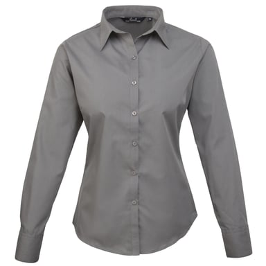 Premier - Bluse für Damen Langärmlig (Dunkelgrau)