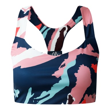 Dare 2B - Sport-BH für Damen (Hellrosa/Weiß/Marineblau)