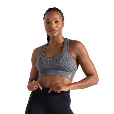 Dare 2B - "Dont Sweat It II" Sport-BH für Damen (Ebenholz-Grau)