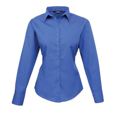 Premier - Bluse für Damen Langärmlig (Königsblau)