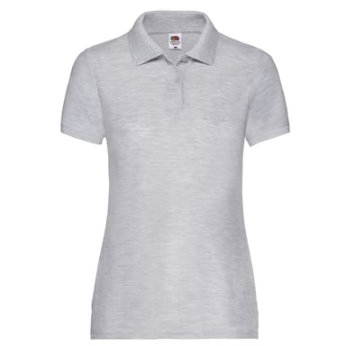 Fruit of the Loom - Poloshirt für Damen (Grau meliert)