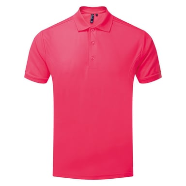 Premier - Poloshirt für Herren (Leuchtend Pink)