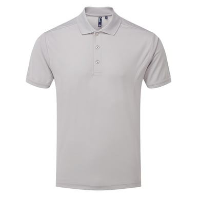 Premier - Poloshirt für Herren (Silber)