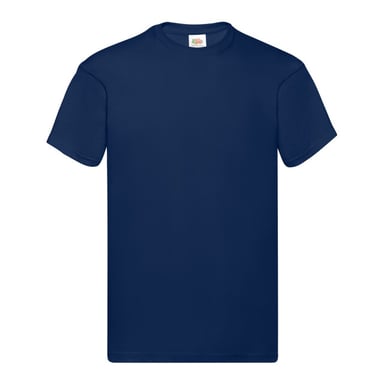 Fruit of the Loom - "Original" T-Shirt für Herren/Damen Unisex (Marineblau)