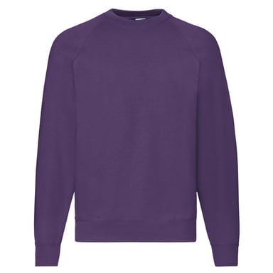 Fruit of the Loom - "Classic" Sweatshirt für Herren/Damen Unisex Raglanärmel (Violett)
