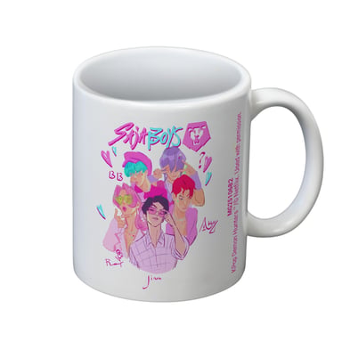 K-Pop Demon Hunters - Kaffeebecher, Bildlich, Saja Jungen (Weiß)