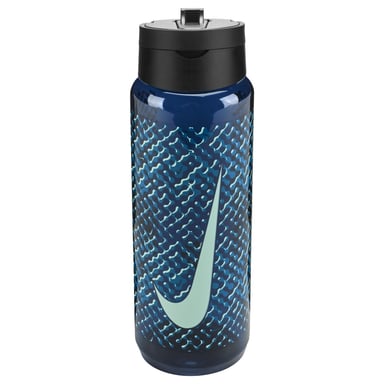 Nike - "Renew Recharge" Strohflasche, 680ml (Transparent Blue)