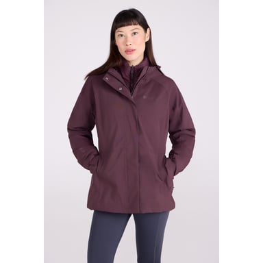 Mountain Warehouse - "Alaskan" Steppjacke für Damen (Dunkelrot)