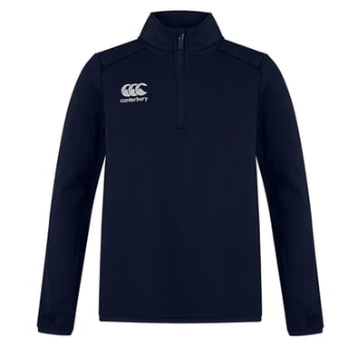 Canterbury - "Club" Midlayer für Herren, mit kurzem Reißverschluss, Training (Marine)