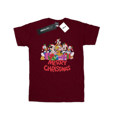 Disney - "Mickey Mouse and Friends" T-Shirt für Damen (Burgunderrot)