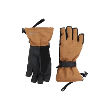 Mountain Warehouse - Herren Skihandschuhe "Lodge" - Polyester, Polyamid (Hellbraun)